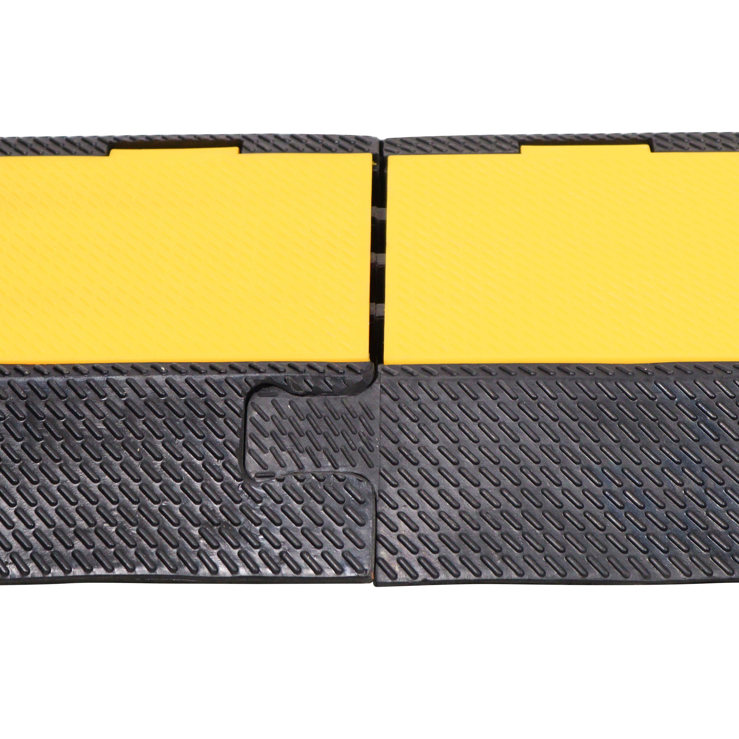 4-Channel Rubber Cable Protector Ramp Speed Bump Cover Indoor Outdoor – Supports up to 60 Tons