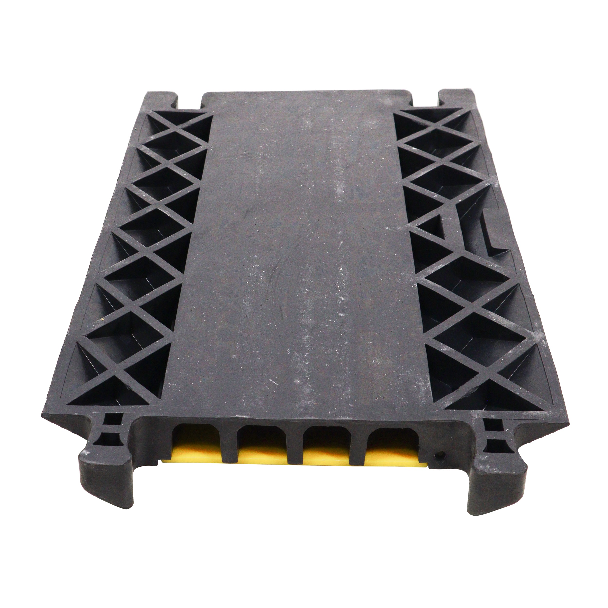 5-Channel Rubber Cable Protector Ramp Speed Bump Cover Indoor Outdoor – Supports up to 60 Tons