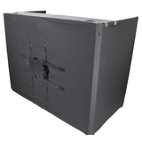 MESA MEDIA MK2 DJ Facade Table Workstation Includes TV Bracket Mount White & Black Scrims and Carry Bag