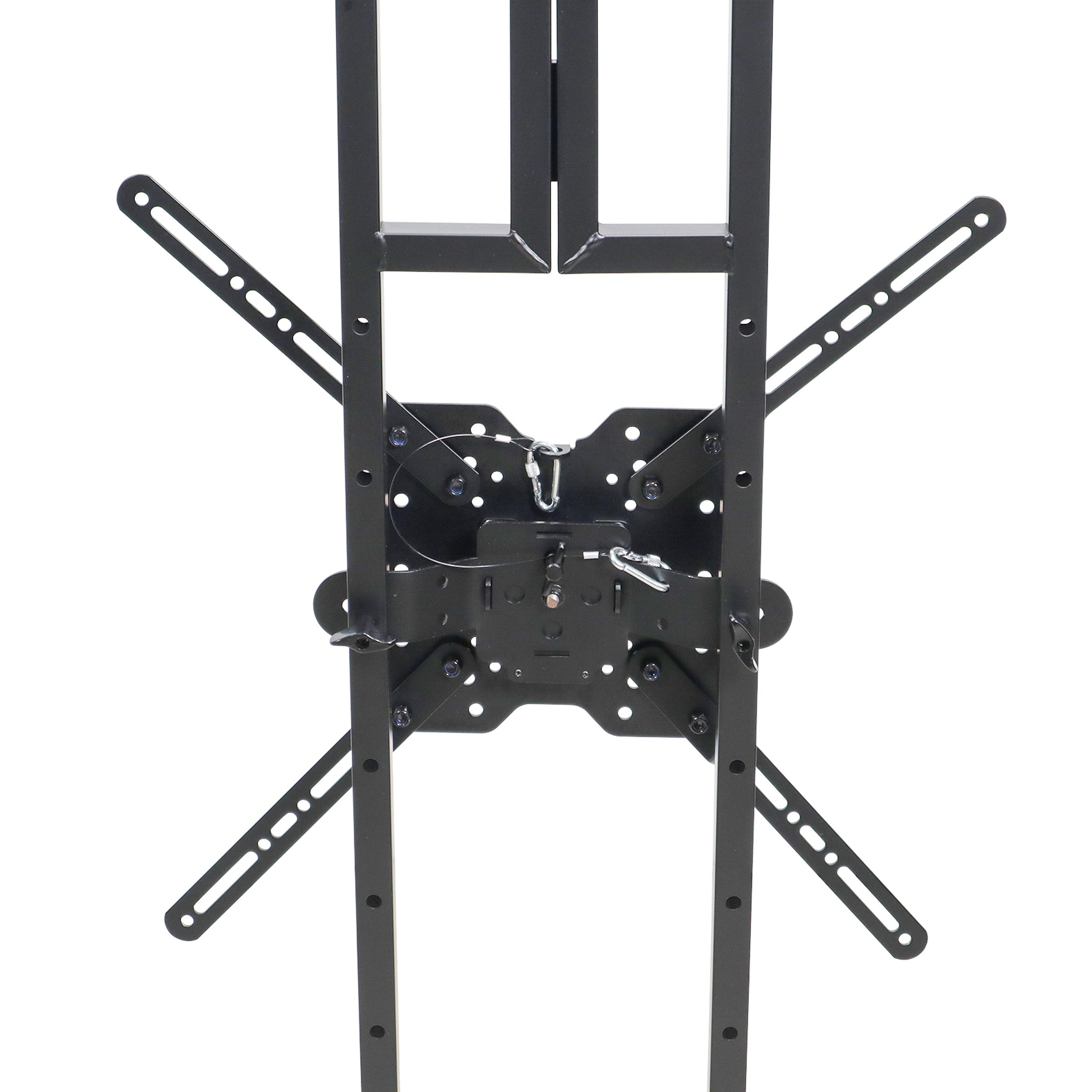 MESA MEDIA & MESA TRUSS PACKAGE Full DJ Workstation Includes Truss TV Bracket Mount White & Black Scrims and Carry Bag