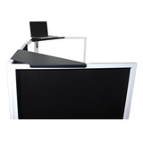 Universal Set of Corner Shelves for DJ Facades Black Finish
