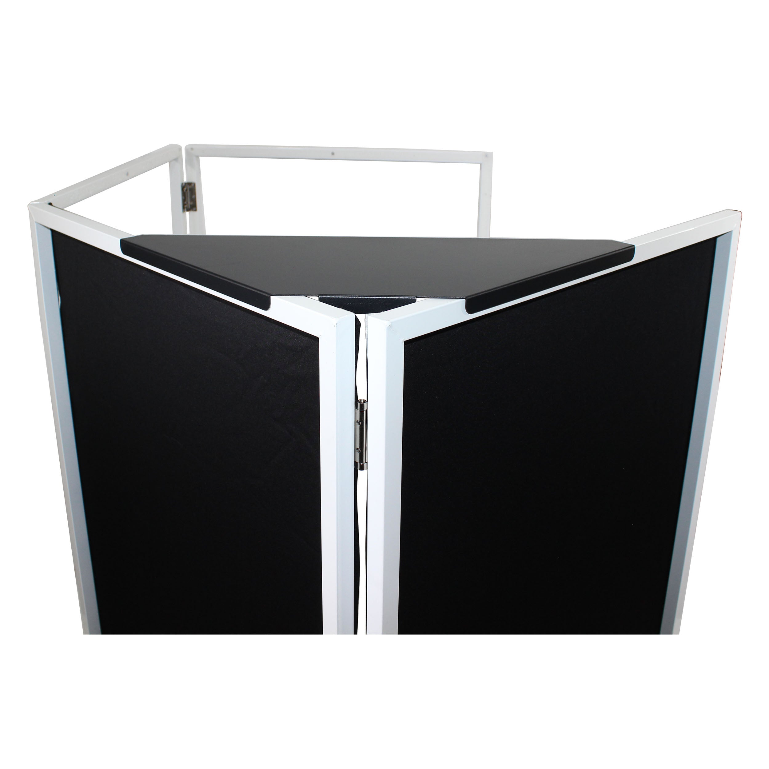 Universal Set of Corner Shelves for DJ Facades Black Finish
