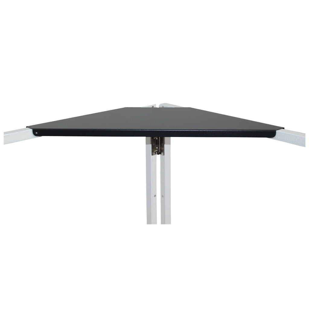 Universal Set of Corner Shelves for DJ Facades Black Finish