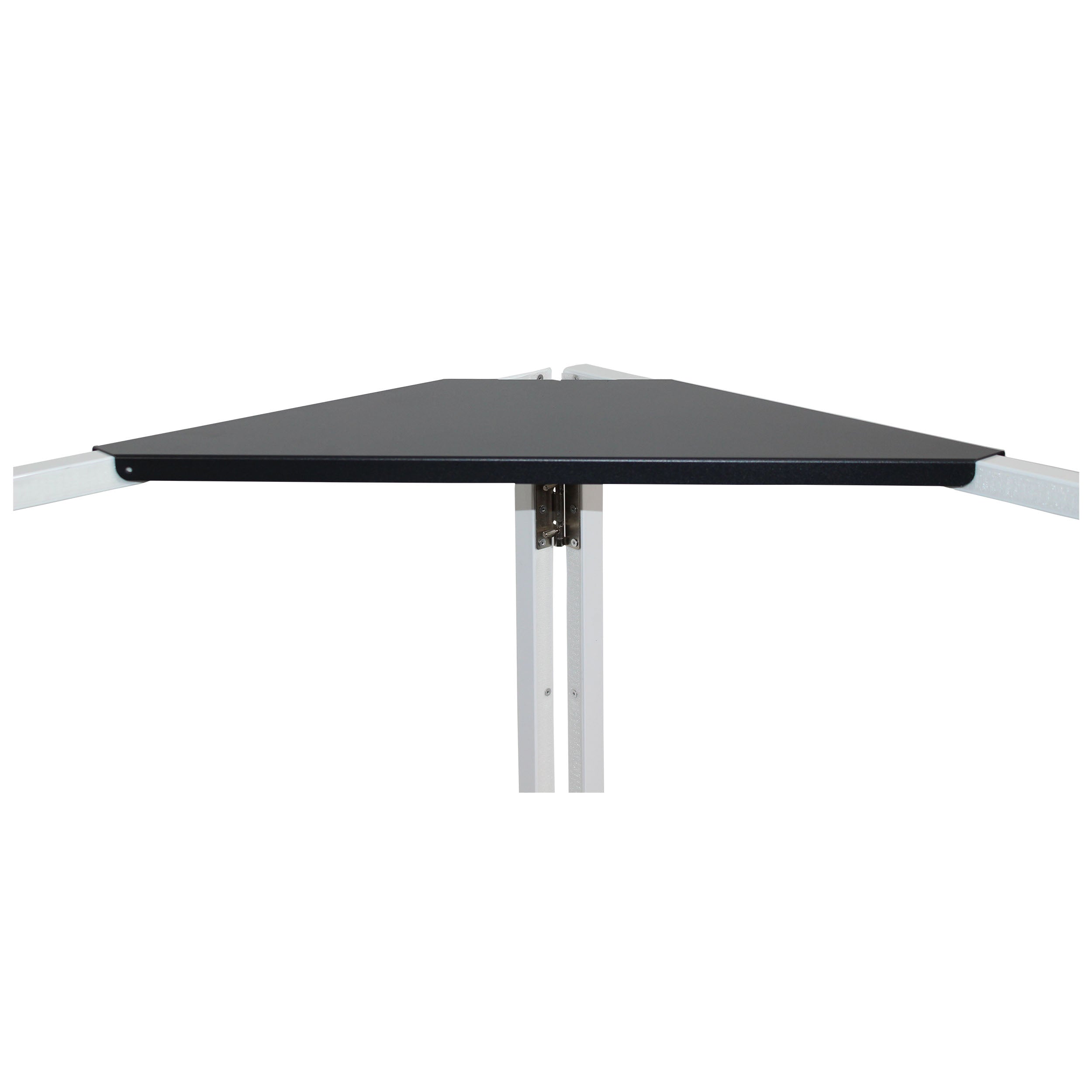Universal Set of Corner Shelves for DJ Facades Black Finish