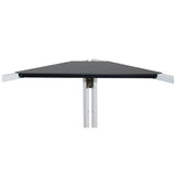 Universal Set of Corner Shelves for DJ Facades Black Finish