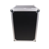 14U Vertical Amp Rack Mount Flight Case with Caster Wheels