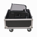 Universal ATA Speaker Flight Case for 2xQSC KLA12 LA112 FBT HORIZON VHA 112SA, Mackie DRM12A and similar sizes 30x26x22 in