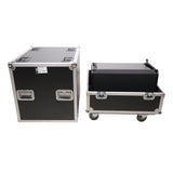Universal ATA Speaker Flight Case for 2xQSC KLA12 LA112 FBT HORIZON VHA 112SA, Mackie DRM12A and similar sizes 30x26x22 in