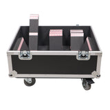 Universal ATA Speaker Flight Case for 2xQSC KLA12 LA112 FBT HORIZON VHA 112SA, Mackie DRM12A and similar sizes 30x26x22 in