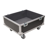 Universal ATA Speaker Flight Case for 2xQSC KLA12 LA112 FBT HORIZON VHA 112SA, Mackie DRM12A and similar sizes 30x26x22 in