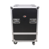 Universal ATA Speaker Flight Case for 2xQSC KLA12 LA112 FBT HORIZON VHA 112SA, Mackie DRM12A and similar sizes 30x26x22 in