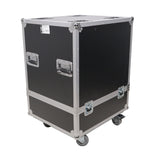 Universal ATA Speaker Flight Case for 2xQSC KLA12 LA112 FBT HORIZON VHA 112SA, Mackie DRM12A and similar sizes 30x26x22 in