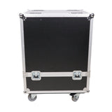 Universal ATA Speaker Flight Case for 2xQSC KLA12 LA112 FBT HORIZON VHA 112SA, Mackie DRM12A and similar sizes 30x26x22 in