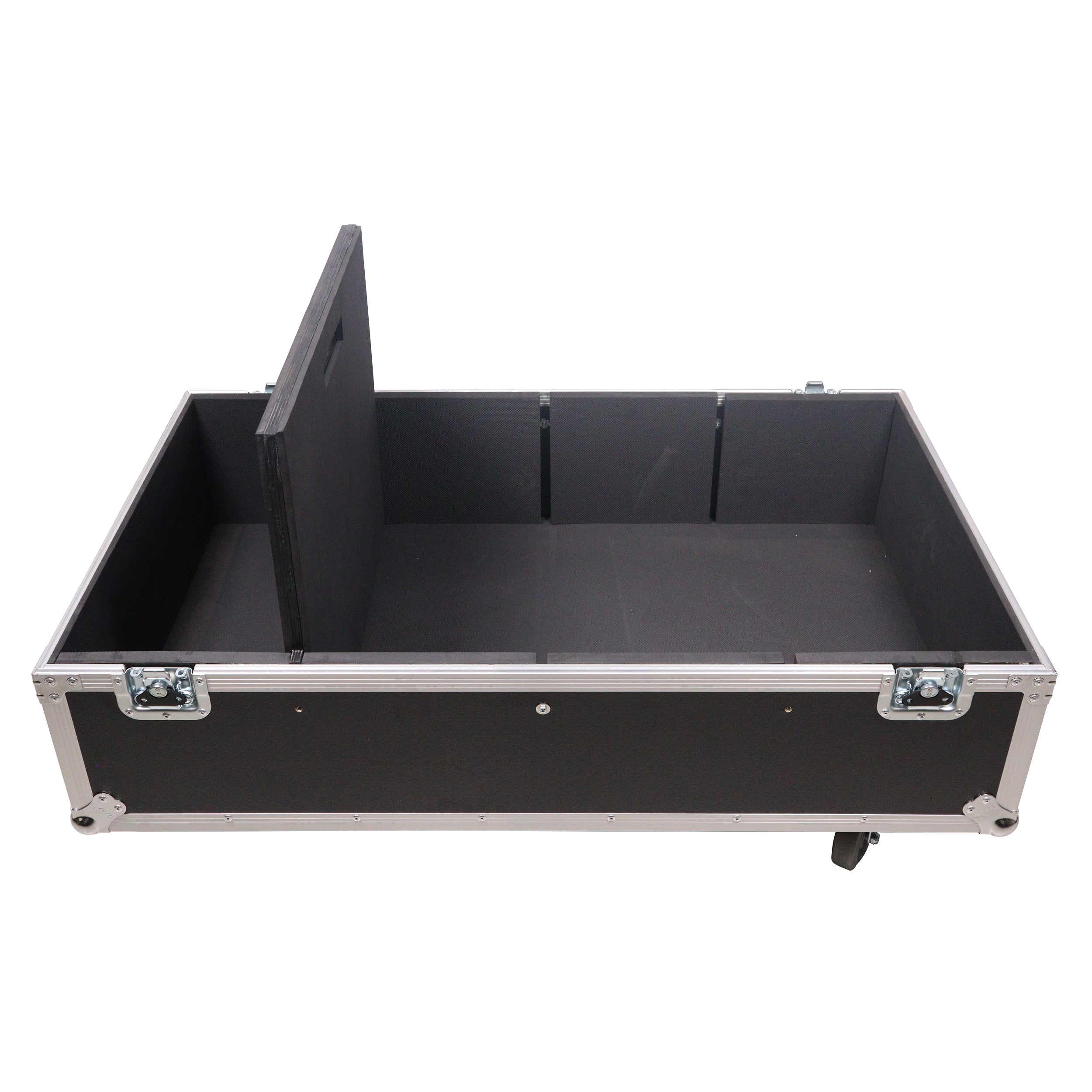 Universal Dual Speaker Flight Case Fits (2) QSC KLA12 LA112 EV ETX12P - 25x17x15 in.