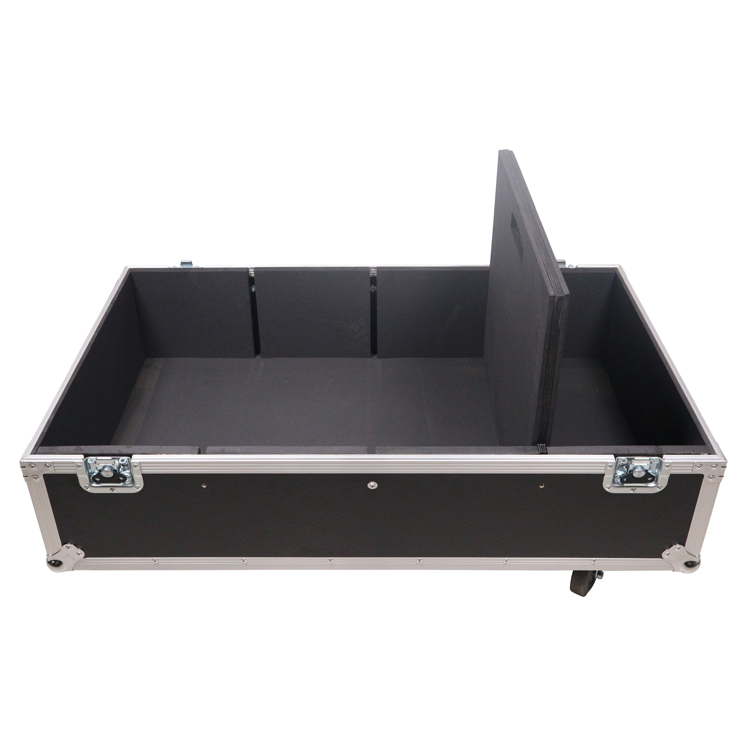Universal Dual Speaker Flight Case Fits (2) QSC KLA12 LA112 EV ETX12P - 25x17x15 in.