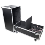 Universal Dual Speaker Flight Case Fits (2) QSC KLA12 LA112 EV ETX12P - 25x17x15 in.
