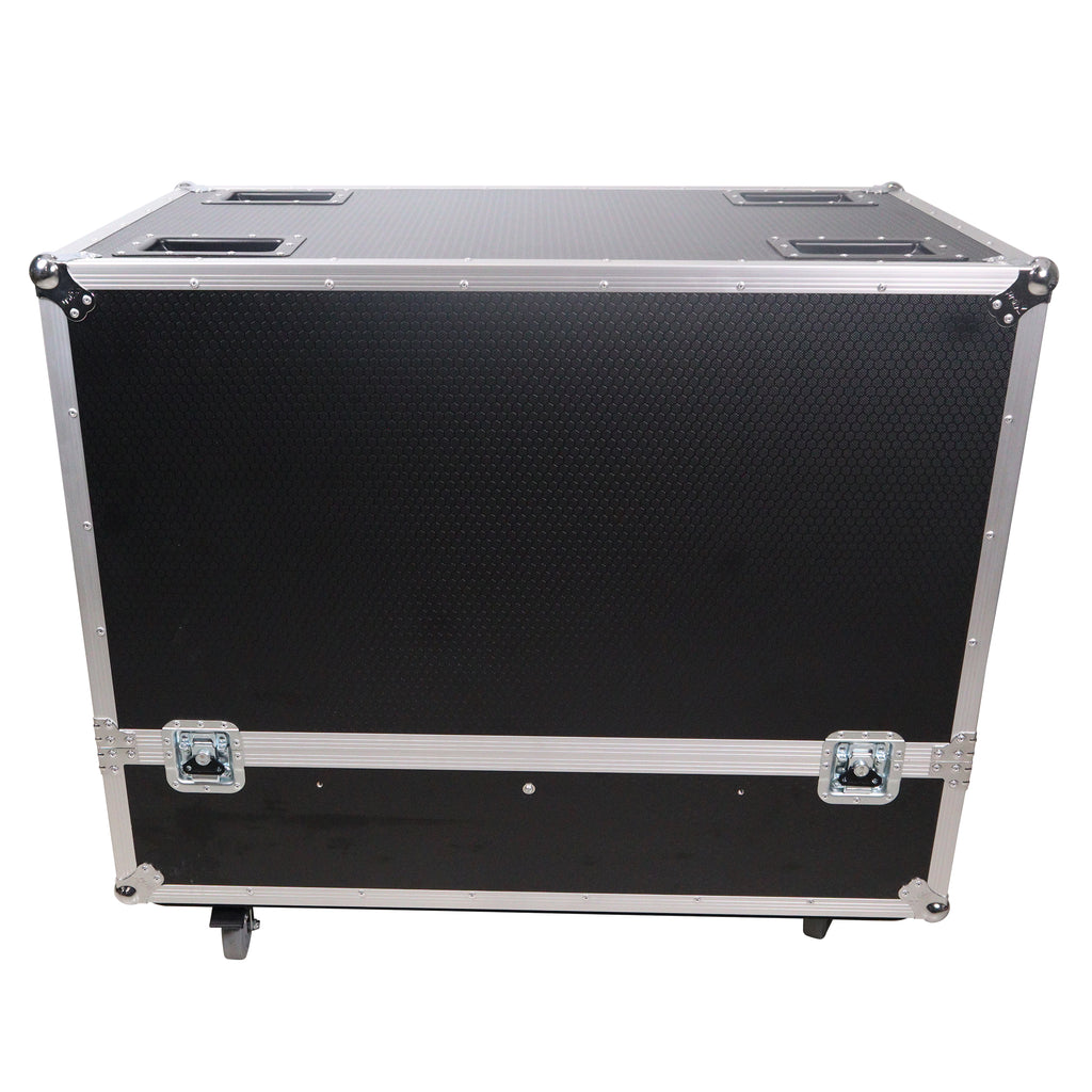Universal Dual Speaker Flight Case Fits (2) QSC KLA12 LA112 EV ETX12P - 25x17x15 in.