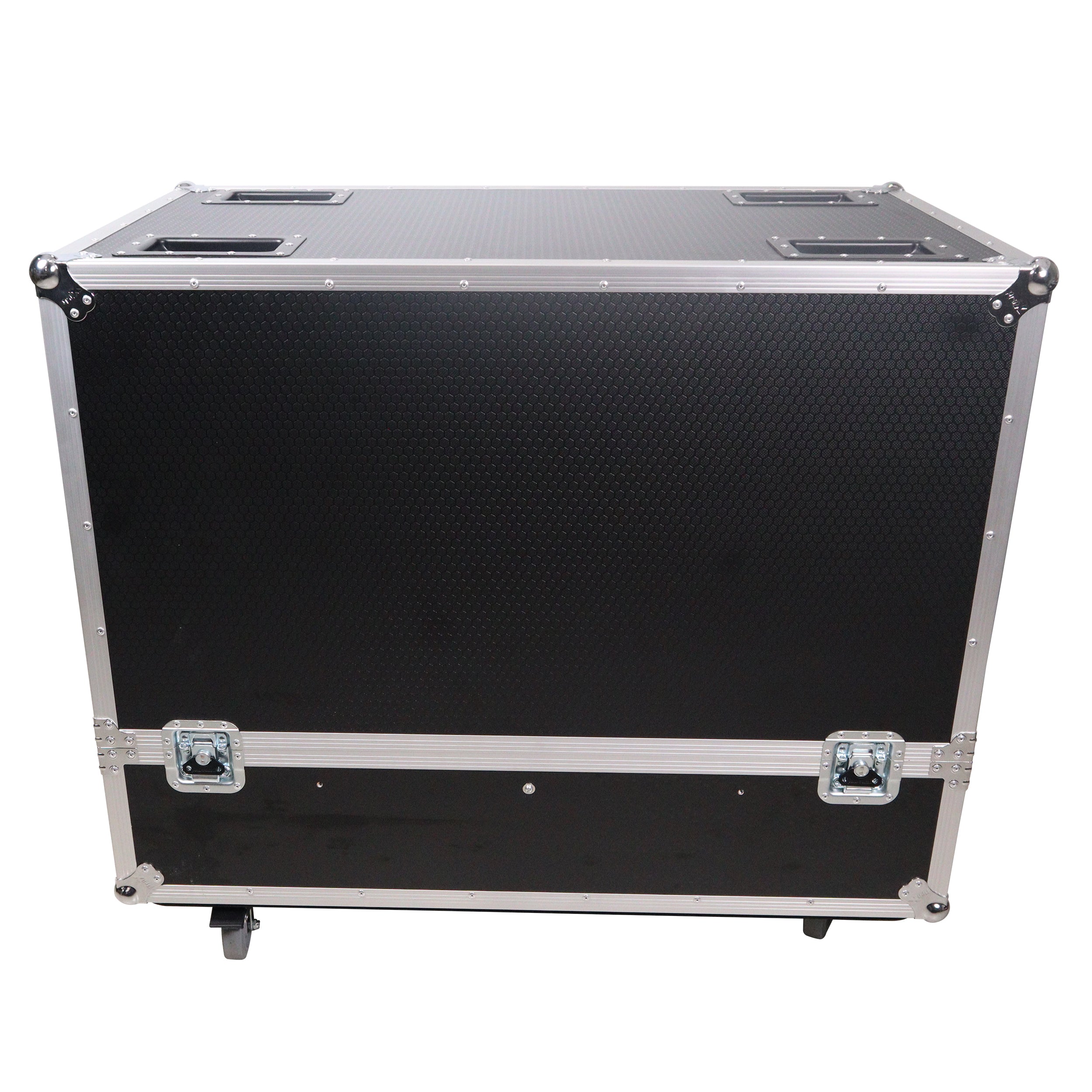 Universal Dual Speaker Flight Case Fits (2) QSC KLA12 LA112 EV ETX12P - 25x17x15 in.
