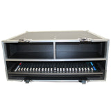 ATA Digital Audio Mixer Flight Case for Allen & Heath SQ7 Console with Doghouse compartment and Caster wheels
