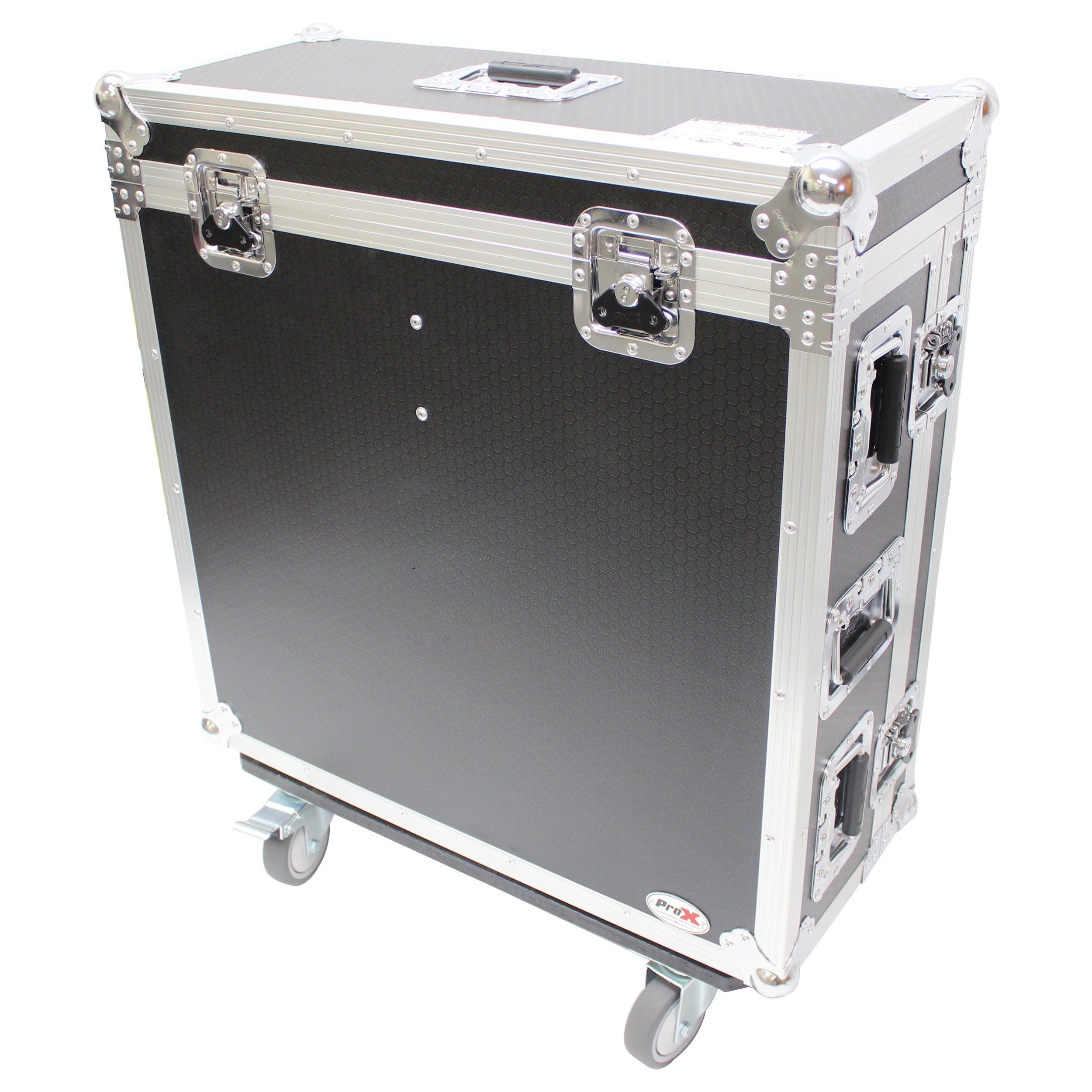 ATA Digital Audio Mixer Flight Case for Allen & Heath SQ6 Console with Doghouse compartment and Caster wheels