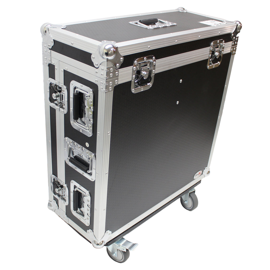 ATA Digital Audio Mixer Flight Case for Allen & Heath SQ5&SQ5;+ Console with Doghouse compartment and Caster wheels