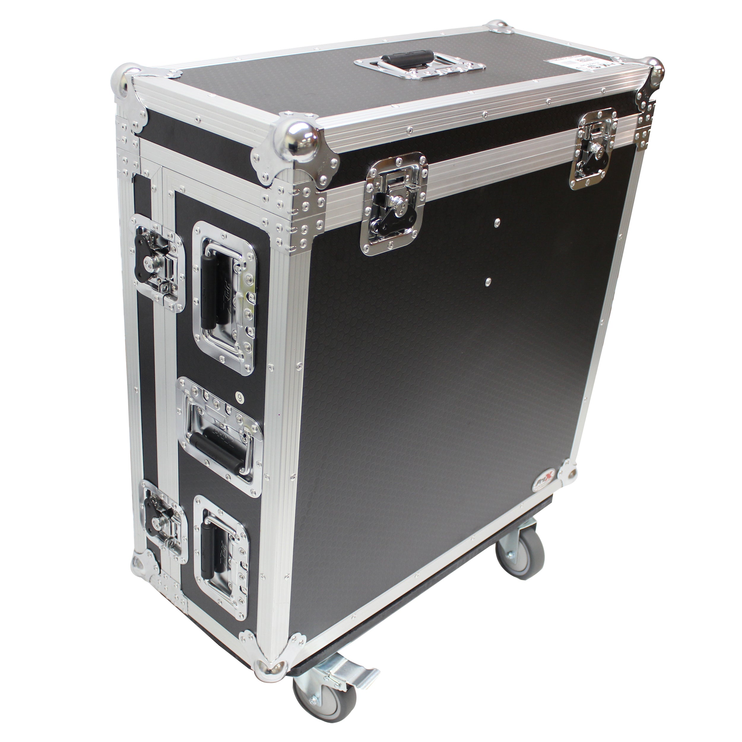 ATA Digital Audio Mixer Flight Case for Allen & Heath SQ5&SQ5;+ Console with Doghouse compartment and Caster wheels