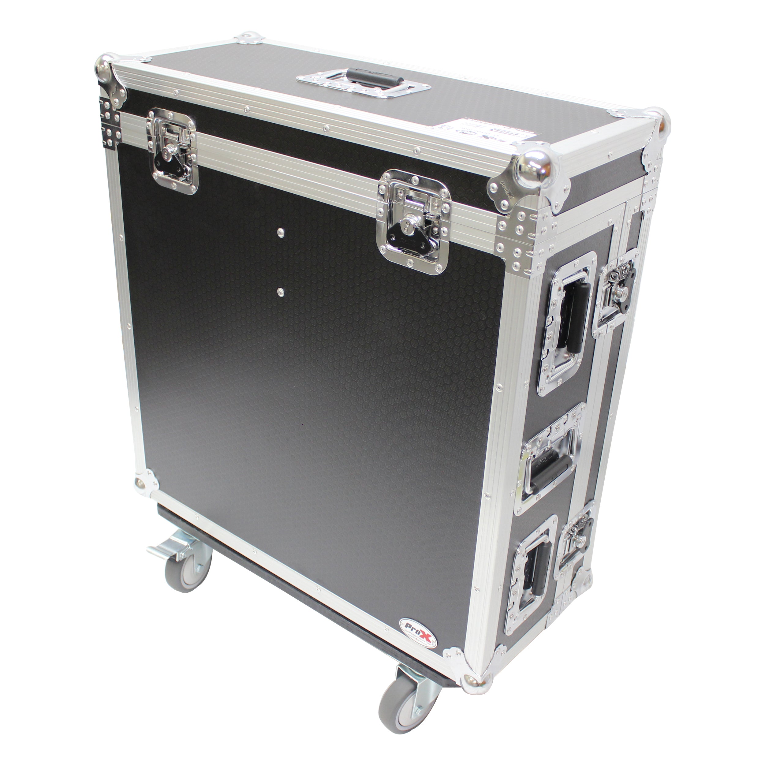 ATA Digital Audio Mixer Flight Case for Allen & Heath SQ5&SQ5;+ Console with Doghouse compartment and Caster wheels