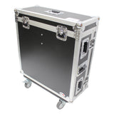 ATA Digital Audio Mixer Flight Case for Allen & Heath SQ5&SQ5;+ Console with Doghouse compartment and Caster wheels