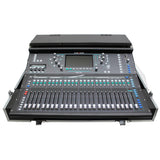 ATA Digital Audio Mixer Flight Case for Allen & Heath SQ5&SQ5;+ Console with Doghouse compartment and Caster wheels