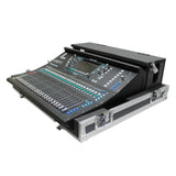 ATA Digital Audio Mixer Flight Case for Allen & Heath SQ7 Console with Doghouse compartment and Caster wheels