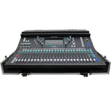 ATA Digital Audio Mixer Flight Case for Allen & Heath SQ6 Console with Doghouse compartment and Caster wheels