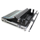 ATA Digital Audio Mixer Flight Case for Allen & Heath SQ6 Console with Doghouse compartment and Caster wheels