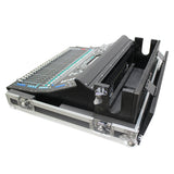 ATA Digital Audio Mixer Flight Case for Allen & Heath SQ5&SQ5;+ Console with Doghouse compartment and Caster wheels