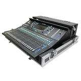 ATA Digital Audio Mixer Flight Case for Allen & Heath SQ5&SQ5;+ Console with Doghouse compartment and Caster wheels