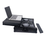 ATA Flight Road Case For Pioneer DDJ-FLX4 DDJ-SB3 DDJ-400 DJ Controller with Laptop Shelf - Black Finish