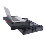 ATA Flight Road Case For Pioneer DDJ-FLX4 DDJ-SB3 DDJ-400 DJ Controller with Laptop Shelf - Black Finish