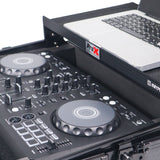 ATA Flight Road Case For Pioneer DDJ-FLX4 DDJ-SB3 DDJ-400 DJ Controller with Laptop Shelf - Black Finish