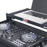 ATA Flight Road Case For Pioneer DDJ-FLX4 DDJ-SB3 DDJ-400 DJ Controller with Laptop Shelf - Black Finish
