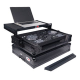 ATA Flight Road Case For Pioneer DDJ-FLX4 DDJ-SB3 DDJ-400 DJ Controller with Laptop Shelf - Black Finish