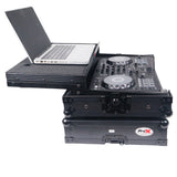 ATA Flight Road Case For Pioneer DDJ-FLX4 DDJ-SB3 DDJ-400 DJ Controller with Laptop Shelf - Black Finish