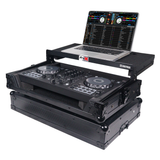 ATA Flight Road Case For Pioneer DDJ-FLX4 DDJ-SB3 DDJ-400 DJ Controller with Laptop Shelf - Black Finish