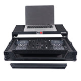 ATA Flight Road Case For Pioneer DDJ-FLX4 DDJ-SB3 DDJ-400 DJ Controller with Laptop Shelf - Black Finish