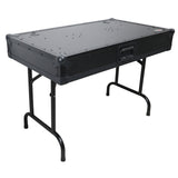 3FT Gig-Table™ Universal Fold Out DJ Booth 26" Floor Height | Black Finish