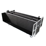 Universal Case For Flat Panel Monitor LED-LCD-Plasma TV Dual 70" to 85" Adjustable Flight Case W-4" Casters
