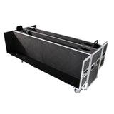 Universal Case For Flat Panel Monitor LED-LCD-Plasma TV Dual 70" to 85" Adjustable Flight Case W-4" Casters
