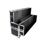 Universal Case For Flat Panel Monitor LED-LCD-Plasma TV Dual 70" to 85" Adjustable Flight Case W-4" Casters