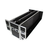 Universal Case For Flat Panel Monitor LED LCD TV Dual 70" to 90" Adjustable Flight Case W-4" Casters