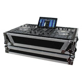 ATA Flight Case For Denon PRIME 4 DJ Controller with 1U Rack Space and Wheels
