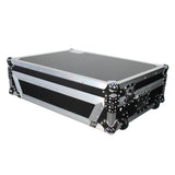 ATA Flight Case For Denon PRIME 4 DJ Controller with 1U Rack Space and Wheels