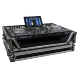 ATA Flight Case For Denon PRIME 4 DJ Controller with 1U Rack Space and Wheels